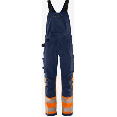 Fristads, Arbeitshose, High Vis Green Stretch Latzhose Kl. 1 1032 GSTP Grösse C48 Warnschutz-Orange/Marine (48) Fristads, Arbeitshose, High Vis Green Stretch Latzhose Kl. 1 1032 GSTP Grösse C48 Warnschutz-Orange/Marine (48)