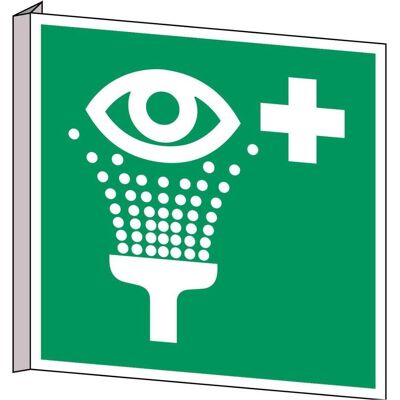 Brady, Sicherheitskennzeichnung, ISO-Sicherheitsschild - Augenspülstation Brady, Sicherheitskennzeichnung, ISO-Sicherheitsschild - Augenspülstation