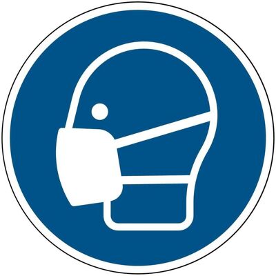 Brady, Sicherheitskennzeichnung, B-7667, ISO 7010 Bodensicherheitsschild - Maske tragen (M016), Laminierter Anti-Rutsch-Polye Brady, Sicherheitskennzeichnung, B-7667, ISO 7010 Bodensicherheitsschild - Maske tragen (M016), Laminierter Anti-Rutsch-Polye