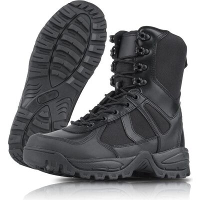 Mil-tec, Sicherheitsschuhe, Stiefel 'Patrol' One-Zip Schwarz 44 (44) Mil-tec, Sicherheitsschuhe, Stiefel 'Patrol' One-Zip Schwarz 44 (44)