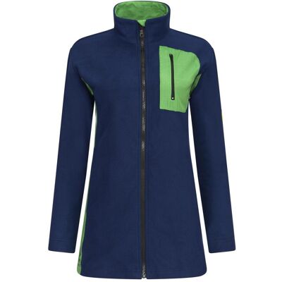 Safeguard, Arbeitsjacke, ESD-Fleecejacke mit langem Zip, Damen, marineblau/grün, S (S) Safeguard, Arbeitsjacke, ESD-Fleecejacke mit langem Zip, Damen, marineblau/grün, S (S)