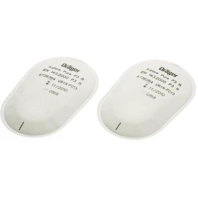 Dräger, Atemschutzmaske, Partikelfilter Bajonett X-plore Pure P3 R (Pack mit 2 St) (P3 R, 2x) Dräger, Atemschutzmaske, Partikelfilter Bajonett X-plore Pure P3 R (Pack mit 2 St) (P3 R, 2x)