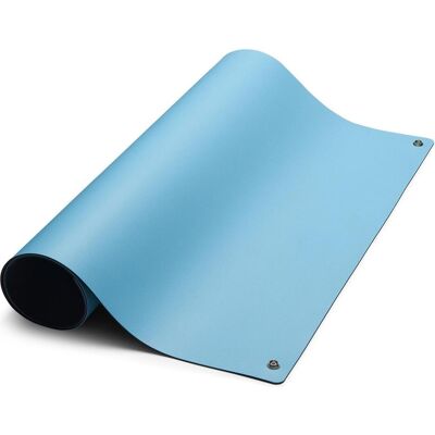Safeguard, Zubehör Arbeitsschutz, ESD-Tischmatte Premium, blau, 400 x 400 x 2 mm, Zuschnitt mit 2x 10 mm Druckknopf (Statikschutz) Safeguard, Zubehör Arbeitsschutz, ESD-Tischmatte Premium, blau, 400 x 400 x 2 mm, Zuschnitt mit 2x 10 mm Druckknopf (Statikschutz)