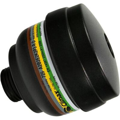 Climax Studios, Atemschutzmaske, Filter Typ 725 A2B2E2K2Hgp3 Für Masken 731 /1 Stk. (Keine offizielle Schutzklasse, 1x) Climax Studios, Atemschutzmaske, Filter Typ 725 A2B2E2K2Hgp3 Für Masken 731 /1 Stk. (Keine offizielle Schutzklasse, 1x)