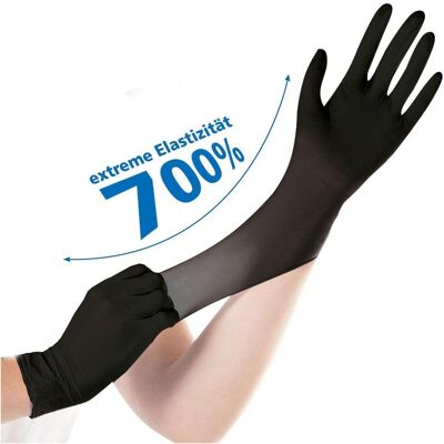 Hygostar - Nitril-Handschuh Safe Super Stretch - 24 cm - puderfrei - Gloves Hygostar - Nitril-Handschuh Safe Super Stretch - 24 cm - puderfrei - Gloves