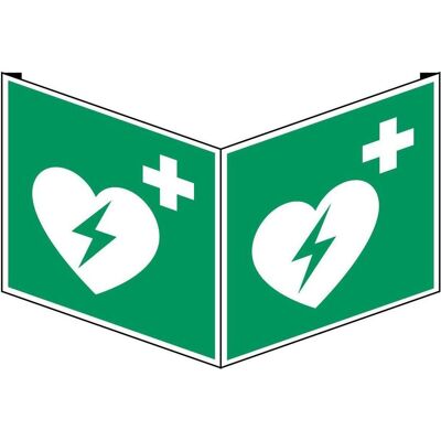 Brady, Sicherheitskennzeichnung, ISO 7010 PIC E010 B-455 ISO Sicherheitskennzeichnung - Defibrillator Polyvinylchlorid (PV Brady, Sicherheitskennzeichnung, ISO 7010 PIC E010 B-455 ISO Sicherheitskennzeichnung - Defibrillator Polyvinylchlorid (PV