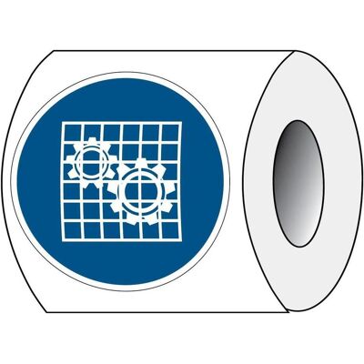 Brady, Sicherheitskennzeichnung, ISO 7010 PIC M027 B-7541 ISO Sicherheitskennzeichnung - Schutzschild benutzen Laminierter Brady, Sicherheitskennzeichnung, ISO 7010 PIC M027 B-7541 ISO Sicherheitskennzeichnung - Schutzschild benutzen Laminierter