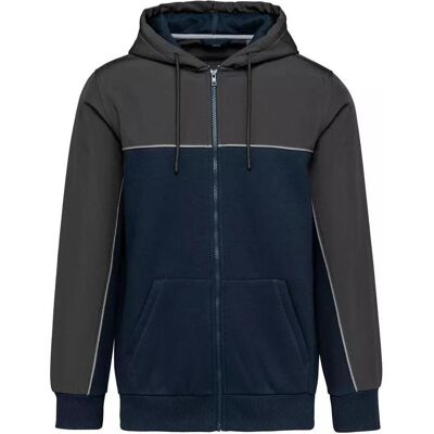 Kariban, Arbeitsjacke, Recycelte Kapuzen-Fleecejacke mit Reissverschluss (S) Kariban, Arbeitsjacke, Recycelte Kapuzen-Fleecejacke mit Reissverschluss (S)