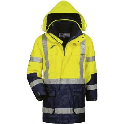 Elysee, Arbeitsjacke, Warnschutzparka Jekyll Grösse XL gelb/marine (XL) Elysee, Arbeitsjacke, Warnschutzparka Jekyll Grösse XL gelb/marine (XL)