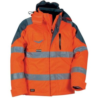 Cofra Winter-Warnschutzjacke - Wasserdicht & Sichtbar Cofra Winter-Warnschutzjacke - Wasserdicht & Sichtbar