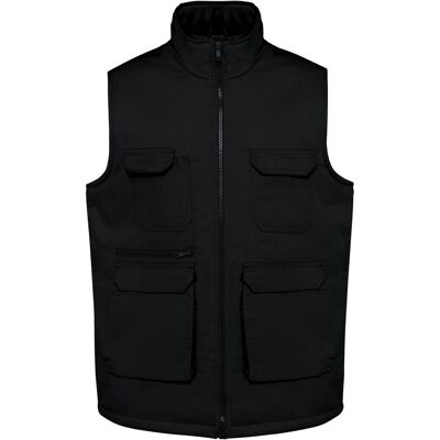 Kariban, Arbeitsjacke, Gepolsterte Polycotton-Multitaschen-Weste (M) Kariban, Arbeitsjacke, Gepolsterte Polycotton-Multitaschen-Weste (M)