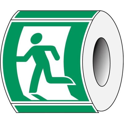 Brady, Sicherheitskennzeichnung, ISO 7010 PIC E001 B-7541 ISO Sicherheitskennzeichnung - Fluchtweg (links) Laminierter Pol Brady, Sicherheitskennzeichnung, ISO 7010 PIC E001 B-7541 ISO Sicherheitskennzeichnung - Fluchtweg (links) Laminierter Pol