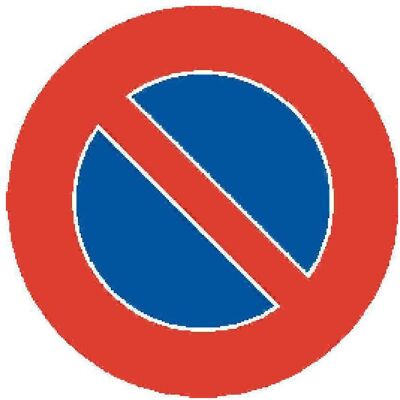 BRW, Sicherheitskennzeichnung, Signaltafel Parkieren verboten 17.50 BRW, Sicherheitskennzeichnung, Signaltafel Parkieren verboten 17.50