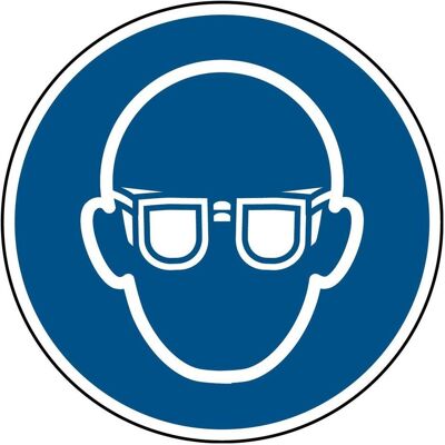 Brady, Sicherheitskennzeichnung, B-7667, ISO 7010 Bodensicherheitsschild - Augenschutz benutzen (M004), Laminierter Anti-Ruts Brady, Sicherheitskennzeichnung, B-7667, ISO 7010 Bodensicherheitsschild - Augenschutz benutzen (M004), Laminierter Anti-Ruts