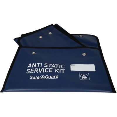 Safeguard, Zubehör Arbeitsschutz, ESD-Service Kit, Arbeitsmatte, Vinyl, blau, 600 x 600 mm (Statikschutz) Safeguard, Zubehör Arbeitsschutz, ESD-Service Kit, Arbeitsmatte, Vinyl, blau, 600 x 600 mm (Statikschutz)