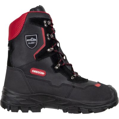 Oregon Sicherheitsschuhe, Forst Schnittschutzstiefel Yukon Klasse 1 aus Leder Gr. 43 (43) Oregon Sicherheitsschuhe, Forst Schnittschutzstiefel Yukon Klasse 1 aus Leder Gr. 43 (43)