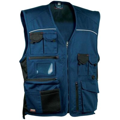 Cofra, Arbeitsjacke, Weste Expert – Unisex Baumwolle Schwarz Marineblau (56) Cofra, Arbeitsjacke, Weste Expert – Unisex Baumwolle Schwarz Marineblau (56)