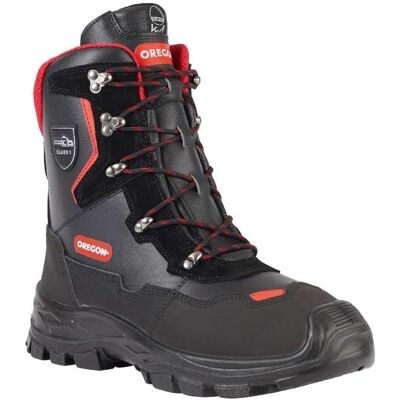Oregon Sicherheitsschuhe, Forst Schnittschutzstiefel Yukon Klasse 1 aus Leder Gr. 42 (S1, 42) Oregon Sicherheitsschuhe, Forst Schnittschutzstiefel Yukon Klasse 1 aus Leder Gr. 42 (S1, 42)