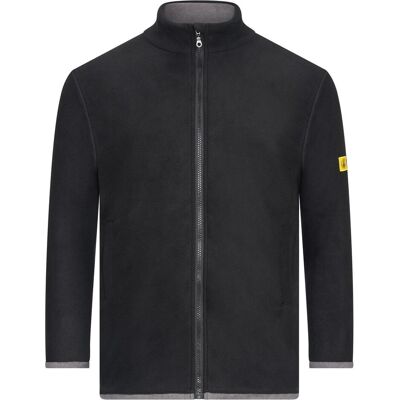 Safeguard, Arbeitsjacke, ESD-Fleecejacke mit langem Zip, unisex, schwarz/grau, M (M) Safeguard, Arbeitsjacke, ESD-Fleecejacke mit langem Zip, unisex, schwarz/grau, M (M)
