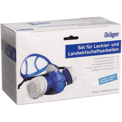Dräger, Atemschutzmaske, Atemschutz Halbmasken-Set (A2, P3, 1x) Dräger, Atemschutzmaske, Atemschutz Halbmasken-Set (A2, P3, 1x)