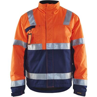 Blakläder, Arbeitsjacke, Herren Warnjacke Winter 4862 orange, marine Grösse S (S) Blakläder, Arbeitsjacke, Herren Warnjacke Winter 4862 orange, marine Grösse S (S)