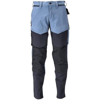 Mascot, Arbeitshose, Bundhose m. Kniet. STRETCH steinblau/schwarzbl., Gr.76C46 (L) Mascot, Arbeitshose, Bundhose m. Kniet. STRETCH steinblau/schwarzbl., Gr.76C46 (L)