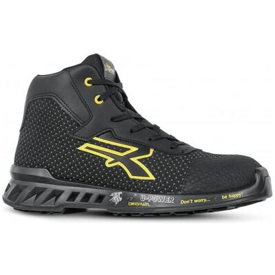Upower, Sicherheitsschuhe, Joe Schwarz Gelb Hohe Schuhe Nummer (S3, 42) Upower, Sicherheitsschuhe, Joe Schwarz Gelb Hohe Schuhe Nummer (S3, 42)