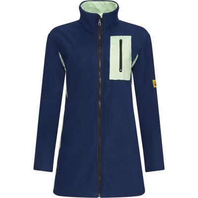 Safeguard, Arbeitsjacke, ESD-Fleecejacke mit langem Zip, Damen, marineblau/mint, L (L) Safeguard, Arbeitsjacke, ESD-Fleecejacke mit langem Zip, Damen, marineblau/mint, L (L)