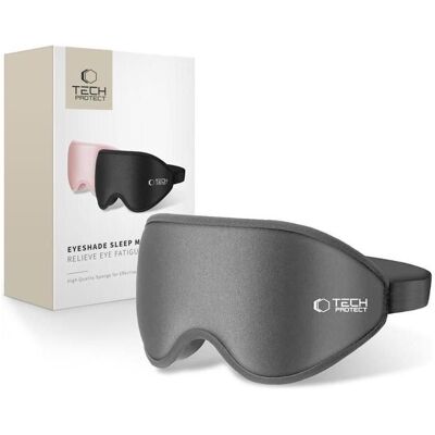 Tech-Protect, Mundschutz, Augenmaske Schlafmaske Grau (1x) Tech-Protect, Mundschutz, Augenmaske Schlafmaske Grau (1x)