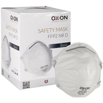 Ox-On, Atemschutzmaske, Mask FFP2NR D Basic (FFP2) Ox-On, Atemschutzmaske, Mask FFP2NR D Basic (FFP2)