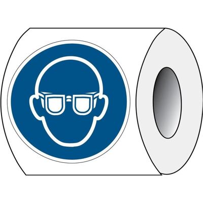 Brady, Sicherheitskennzeichnung, ISO 7010 PIC M004 B-7541 ISO Sicherheitskennzeichnung - Augenschutz benutzen Laminierter Brady, Sicherheitskennzeichnung, ISO 7010 PIC M004 B-7541 ISO Sicherheitskennzeichnung - Augenschutz benutzen Laminierter
