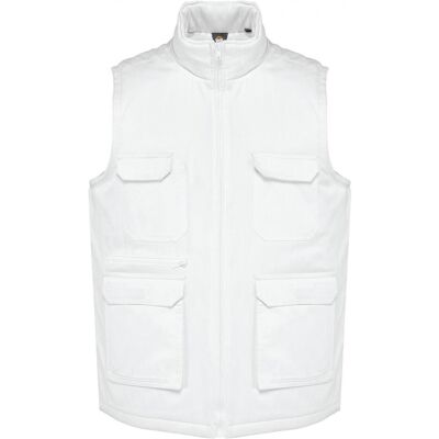 Kariban, Arbeitsjacke, Gepolsterte Polycotton-Multitaschen-Weste (XS) Kariban, Arbeitsjacke, Gepolsterte Polycotton-Multitaschen-Weste (XS)
