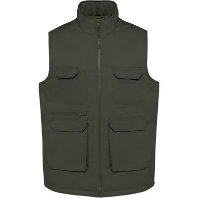 Kariban, Arbeitsjacke, Gepolsterte Polycotton-Multitaschen-Weste (S) Kariban, Arbeitsjacke, Gepolsterte Polycotton-Multitaschen-Weste (S)