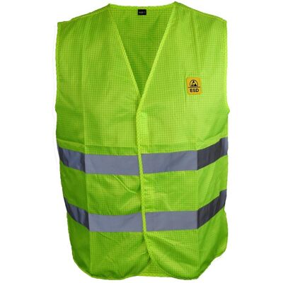 Safeguard, Warnweste, ESD-Warnweste, IEC 61340, neongelb, Grösse 1 (S/M) Safeguard, Warnweste, ESD-Warnweste, IEC 61340, neongelb, Grösse 1 (S/M)