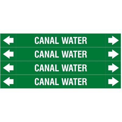 Brady, Sicherheitskennzeichnung, ASME - Rohrmarkierer - Canal Water Brady, Sicherheitskennzeichnung, ASME - Rohrmarkierer - Canal Water