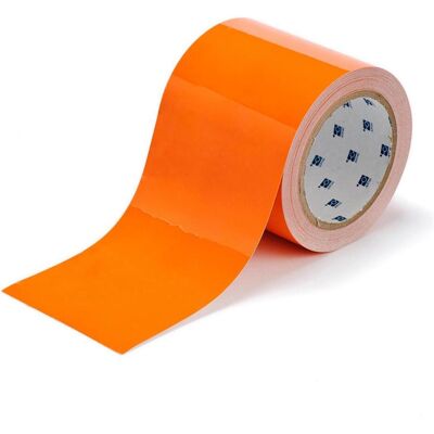 Brady, Sicherheitskennzeichnung, B-3, Bodenmarkierbänder, Vinyl, Orange, 101.60 mm x 30.48 m Brady, Sicherheitskennzeichnung, B-3, Bodenmarkierbänder, Vinyl, Orange, 101.60 mm x 30.48 m