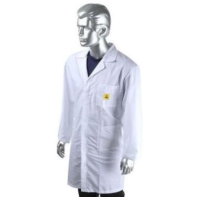 RS PRO, Arbeitsjacke, ESD Unisex Lab Coat, Large (L) RS PRO, Arbeitsjacke, ESD Unisex Lab Coat, Large (L)
