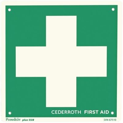 Cederroth Sicherheitskennzeichnung - Rettungszeichen Schild Cederroth Sicherheitskennzeichnung - Rettungszeichen Schild
