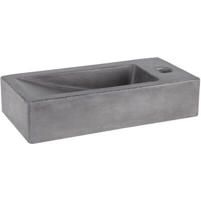 Differnz, Waschbecken, Doni – Fontein beton donkergrijs – 36 x 16 x 8 cm (38.251.30) (160 mm, 360 mm) Differnz, Waschbecken, Doni – Fontein beton donkergrijs – 36 x 16 x 8 cm (38.251.30) (160 mm, 360 mm)