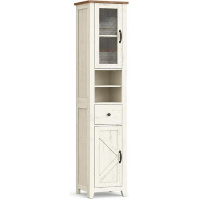 Songmics, Badezimmerschrank, Badezimmerschrank Hochschrank 33x31,5x171 cm Weiss (33 x 31.50 x 171 cm) Songmics, Badezimmerschrank, Badezimmerschrank Hochschrank 33x31,5x171 cm Weiss (33 x 31.50 x 171 cm)