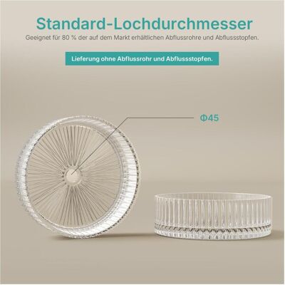 Emke, Waschbecken, Aufsatzwaschtisch Ø40 cm Design-Waschbecken gehärtetes Bleikristallglas Weiss galvanisch (400 mm) Emke, Waschbecken, Aufsatzwaschtisch Ø40 cm Design-Waschbecken gehärtetes Bleikristallglas Weiss galvanisch (400 mm)