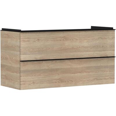 Hansgrohe Xelu Q Waschtischunterschrank - 2 Schubladen - Eiche Natur - 1180x475mm Hansgrohe Xelu Q Waschtischunterschrank - 2 Schubladen - Eiche Natur - 1180x475mm