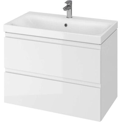 Cersanit Moduo Wandhängendes Badezimmer-Schranksystem - Weiß - 80cm Cersanit Moduo Wandhängendes Badezimmer-Schranksystem - Weiß - 80cm