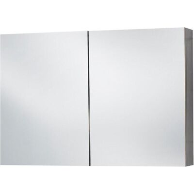 Differnz, Spiegelschrank, Somero Spiegelkast FSC 100 cm antraciet Differnz, Spiegelschrank, Somero Spiegelkast FSC 100 cm antraciet