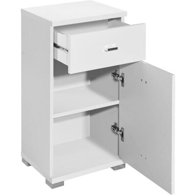 BALCULINA Basic Badezimmerschrank - Hochglanz Weiß 38x73x30cm BALCULINA Basic Badezimmerschrank - Hochglanz Weiß 38x73x30cm