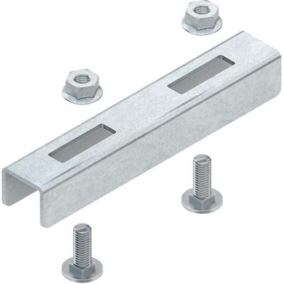 Niedax SSV 4141 F - Schienen-Stoßverbinder - Für C-Profil geeignet Niedax SSV 4141 F - Schienen-Stoßverbinder - Für C-Profil geeignet