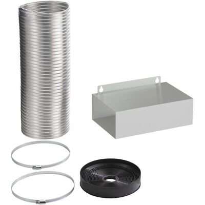Gorenje Kohlefilter+Zubehör, Dunstabzugshaube Zubehör, Schwarz, Silber Gorenje Kohlefilter+Zubehör, Dunstabzugshaube Zubehör, Schwarz, Silber