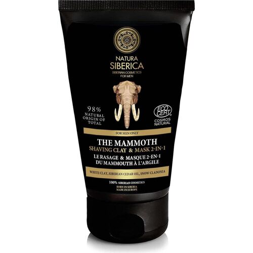 Natura Siberica, Rasierschaum + Rasiergel, Mammoth Shaving Clay (150 ml, Rasiercreme)