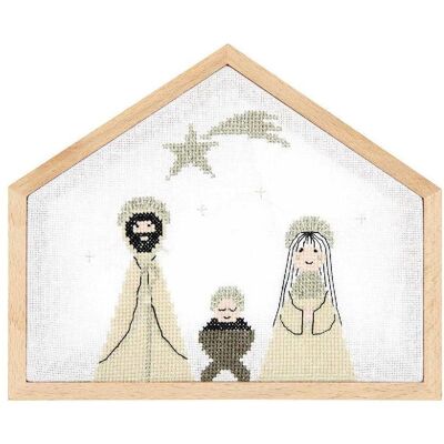 Rico Design Stickset - Gezählter Kreuzstich Weihnachtskrippe Rico Design Stickset - Gezählter Kreuzstich Weihnachtskrippe