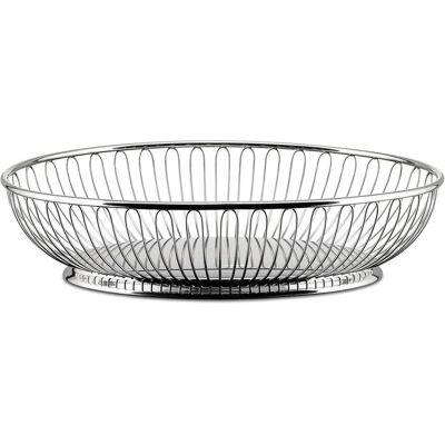 Alessi Dekoschale, Drahtkorb Silberfarben Alessi Dekoschale, Drahtkorb Silberfarben